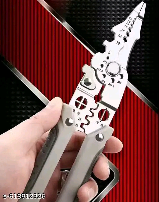 Multi-Functional Wire Stripper Tool – Cutter, Crimper & Twister Pliers