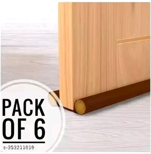 Door Bottom Seal Strip (Pack of 6) – Draft Guard Noise & Dust Protector