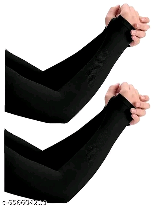 UV Protection Arm Sleeves (2 Pairs) – Fingerless Biker & Sports Gloves